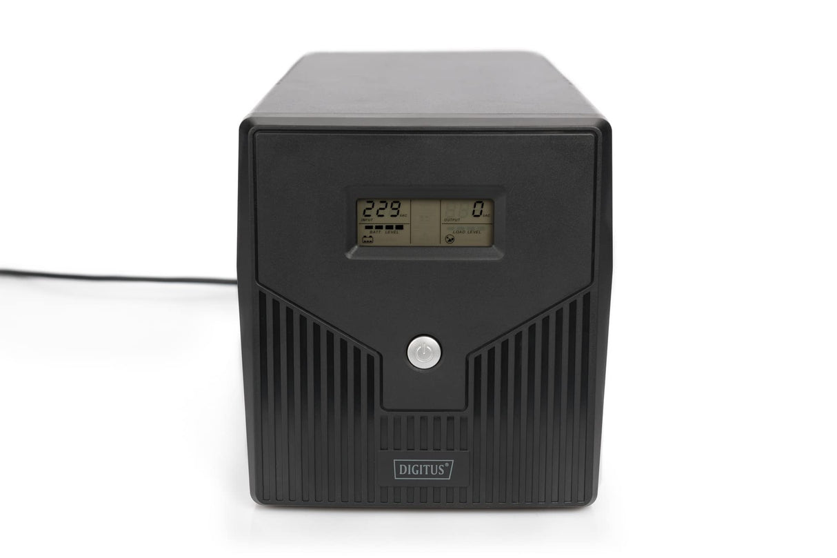 DIGITUS SAI Line-Interactive VI - 2000VA / 1000W - AVR - 4 tomas de seguridad - Software de apagado - USB / RS232 / RJ45