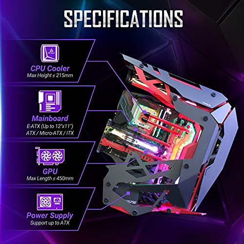 Antec Torque Computer Case Midi-Tower - Caja de Ordenador (PC, Aluminio, Negro, Rojo, ATX,EATX,ITX,Micro ATX, Juego)