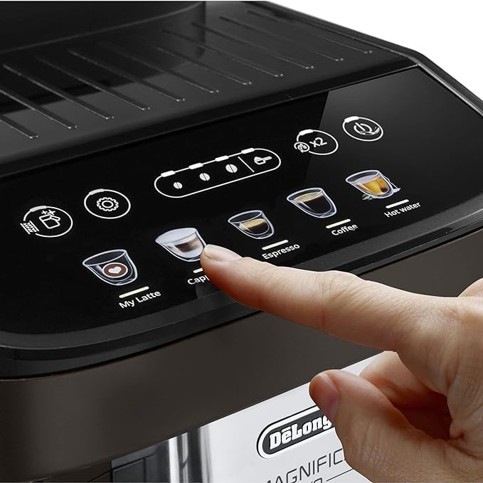 De'Longhi ECAM 293.61.BW Cafetera, Negro, Plata, 53 x 51 x 30 cm