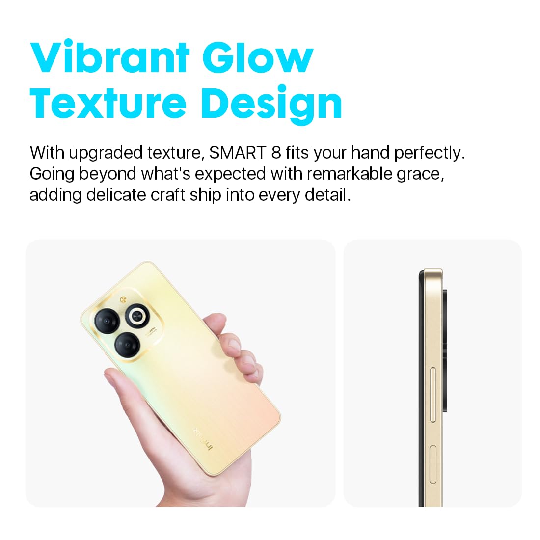 Infinix Smartphone Smart 8 Dorado 3 64 GB