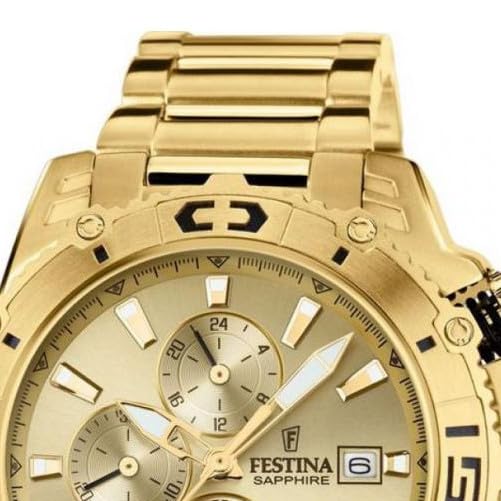 Reloj FESTINA para Hombre F20492/1 Prestige Caja de Acero Inoxidable 316l Dorado Correa de Acero Inoxidable 316l Dorado