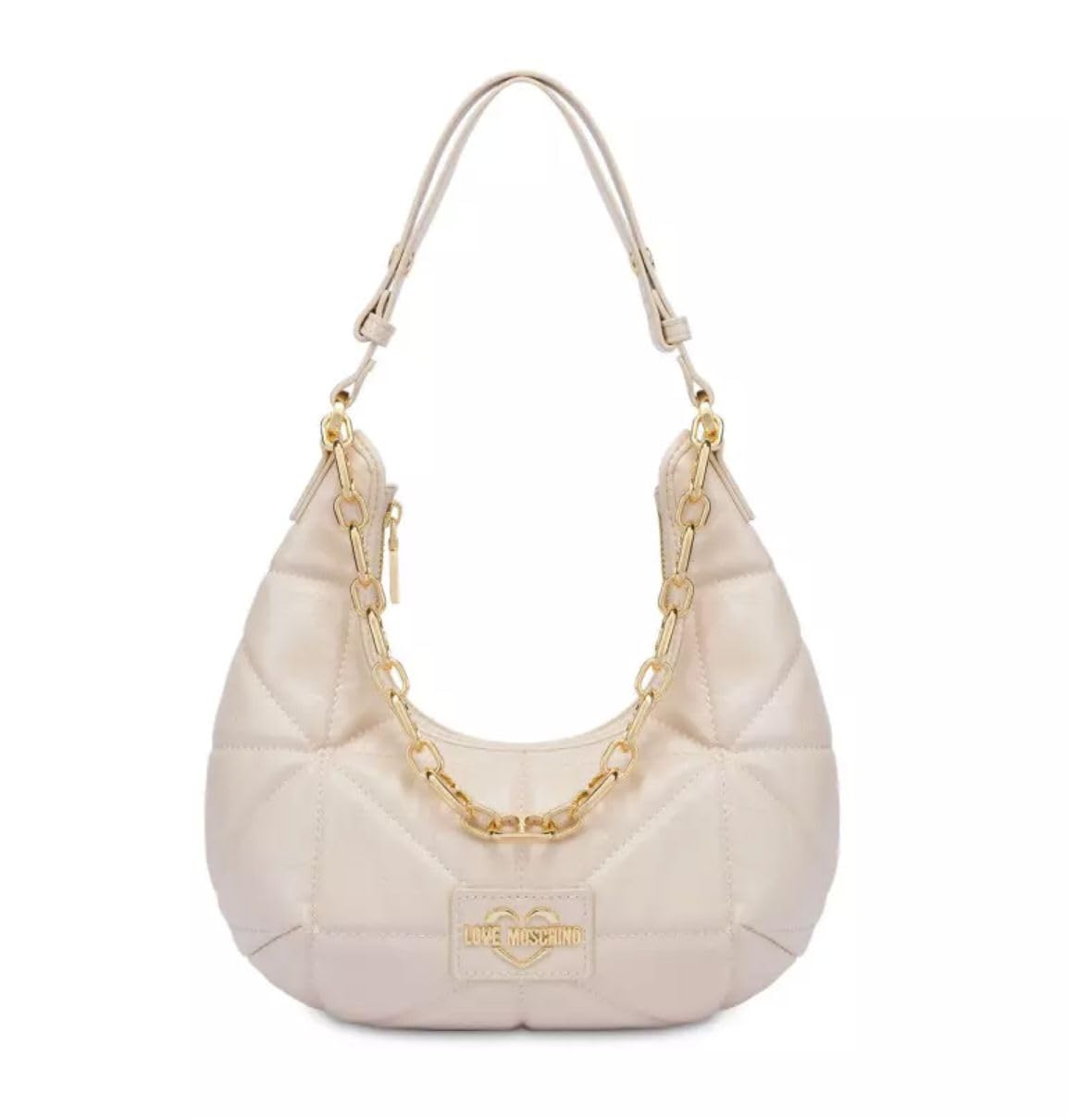 Love Moschino Bolso de Mano Mujer Blanco Perla Talla única
