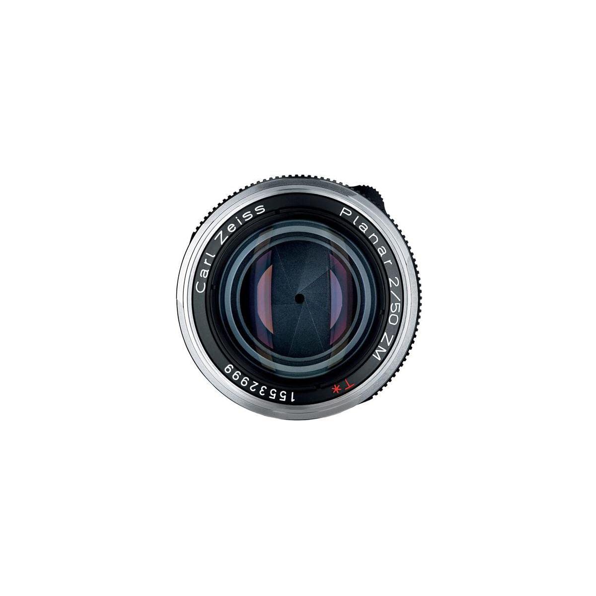 Carl Zeiss Planar T* 2/50 ZM - Objetivo (MILC, 6/4, 5 cm, Negro, 5.2 cm, 4.3 cm)
