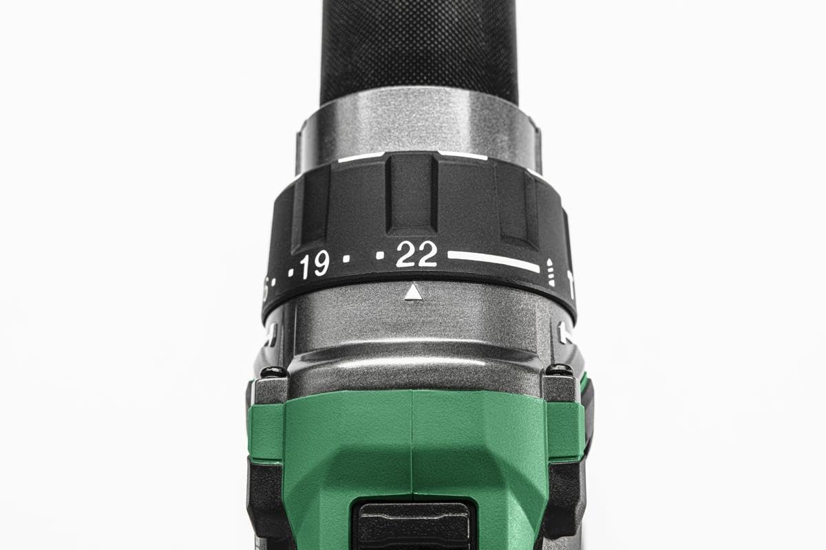 HIKOKI Akku Schlagbohrschrauber DV18DCW2Z, 13mm Metall-Schnellspannbohrfutter (18V, Max. Festdrehmoment hart: 140 Nm, Brushless, Zubehör: 1 Zusatzhandgriff, 1 HSCII Koffer, ohne Akku und Ladegerät)
