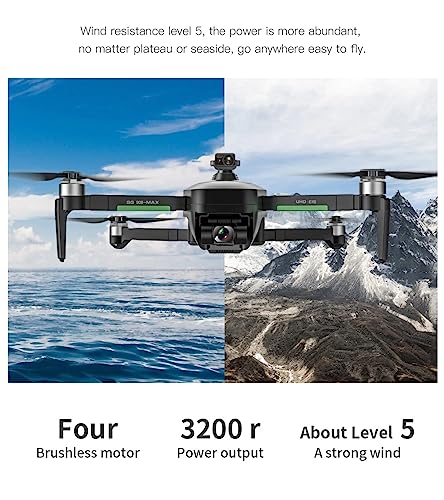 LUXWALLET Ai-Fly² GPS Professional Drone - Obstacle Detection - 4K Camera + Zoom - Gimbal - 5G WiFi FPV - 1.2KM Range - 2X Battery