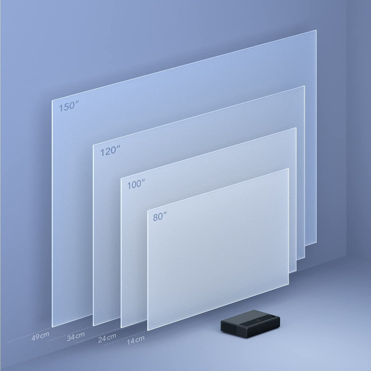 Xiaomi Mi 4K Laser Projector 150‘’, Wifi, 3.5mm audio, Negro