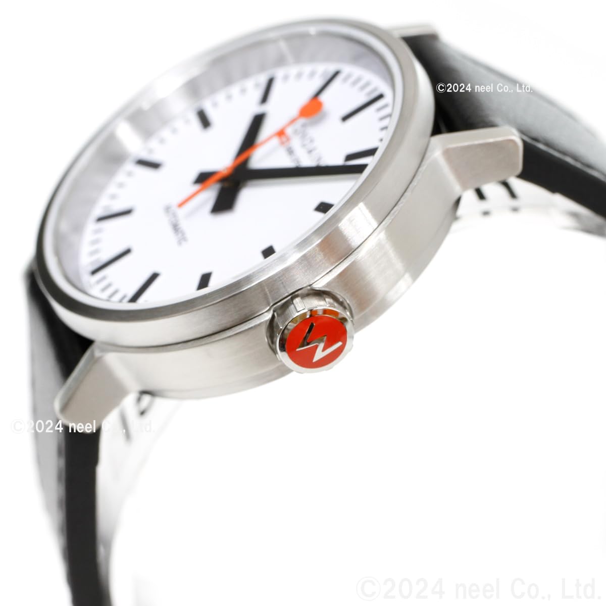 Mondaine Reloj Analógico para Hombres de Automático con Correa en Cuero MST.4161B.LBV
