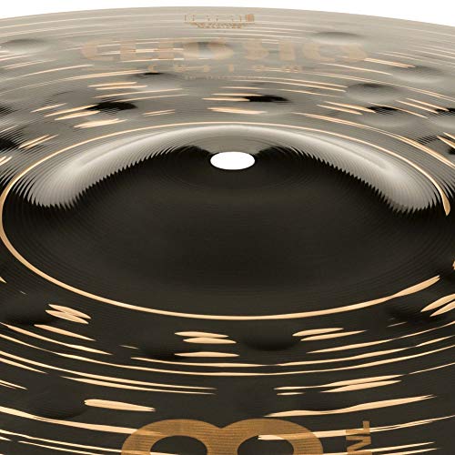 Meinl Cymbals Classics Custom Dark Cymbal Set - Juego de Platillos de Batería con Plato Hihat de 14 pulgadas, 16 Crash y 20 Ride - Bronce B12, Acabado Oscuro (CC141620)