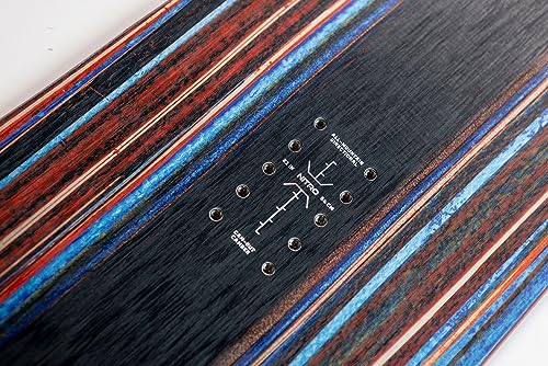 Nitro Tabla de Snowboard para Hombre SMP BRD '24, Allmountainboard, Directional, CAM-out Camber, All-Terrain, Mid-Wide