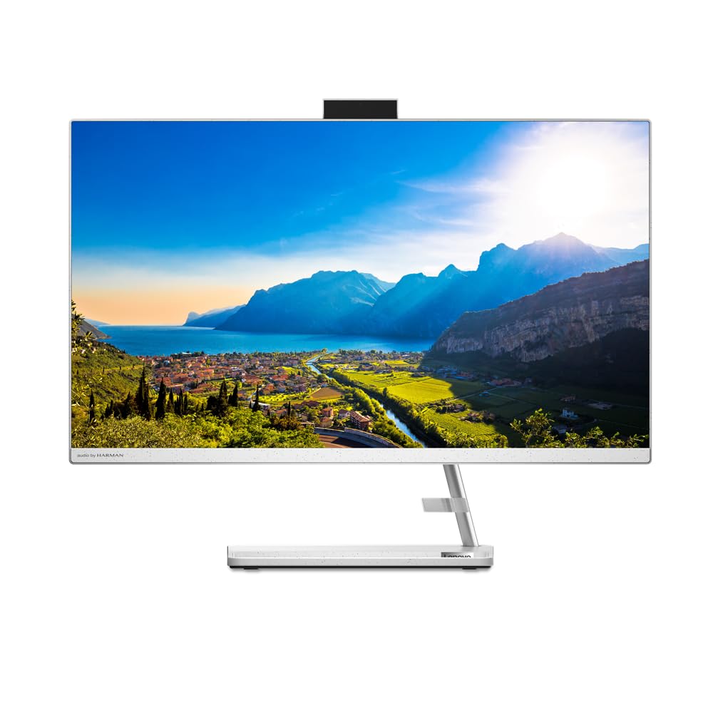 Lenovo IdeaCentre AIO 3 Ordenador de sobremesa, Pantalla 27" FullHD (AMD Ryzen 5 7530U, 16 GB RAM, 512 GB SSD, AMD Radeon Graphics, Windows 11 Home) Teclado QWERTY Español, Blanco, 27 Pulgadas