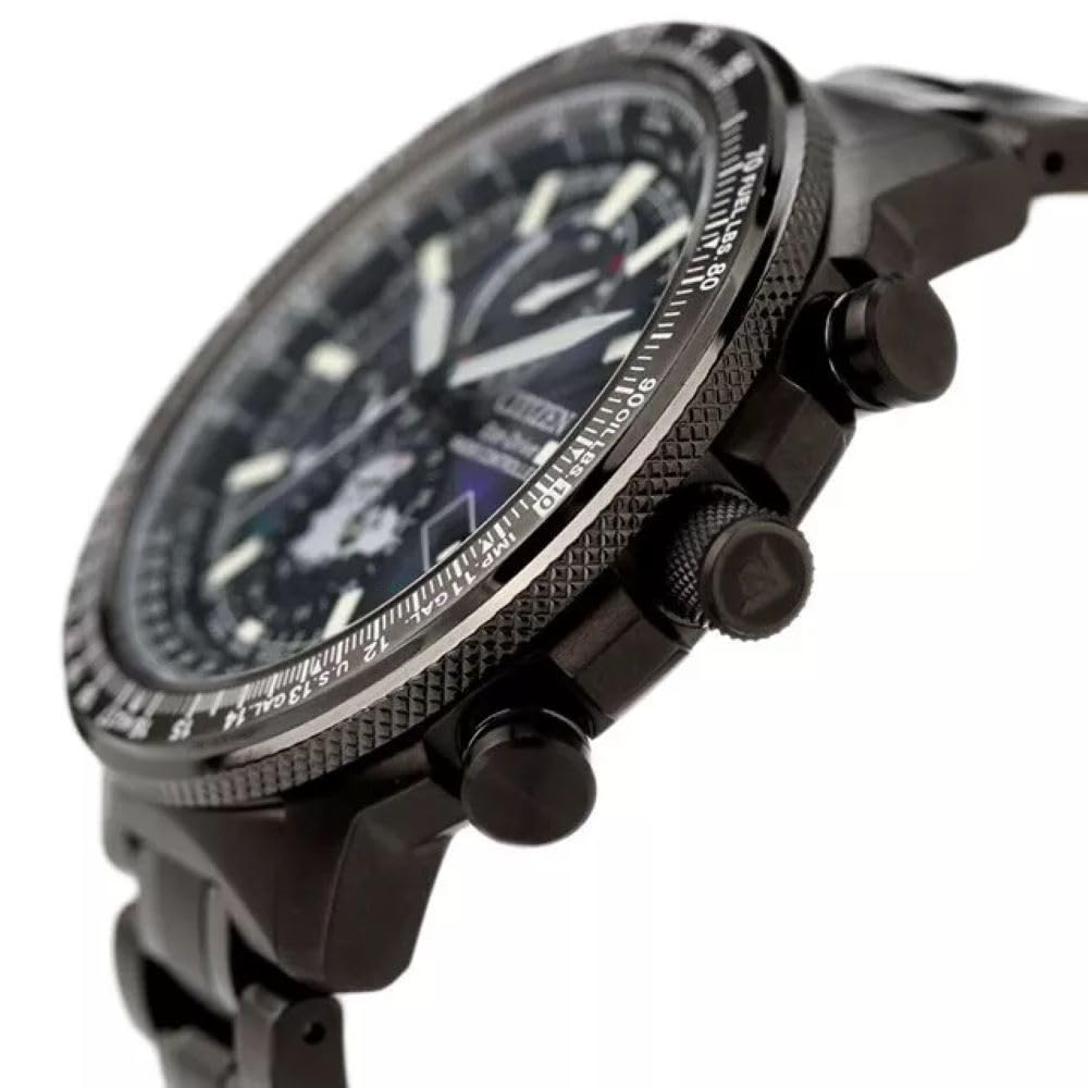 Citizen Reloj Multiesfera para Hombre de Eco-Drive con Correa en Acero Inoxidable BY3005-56E