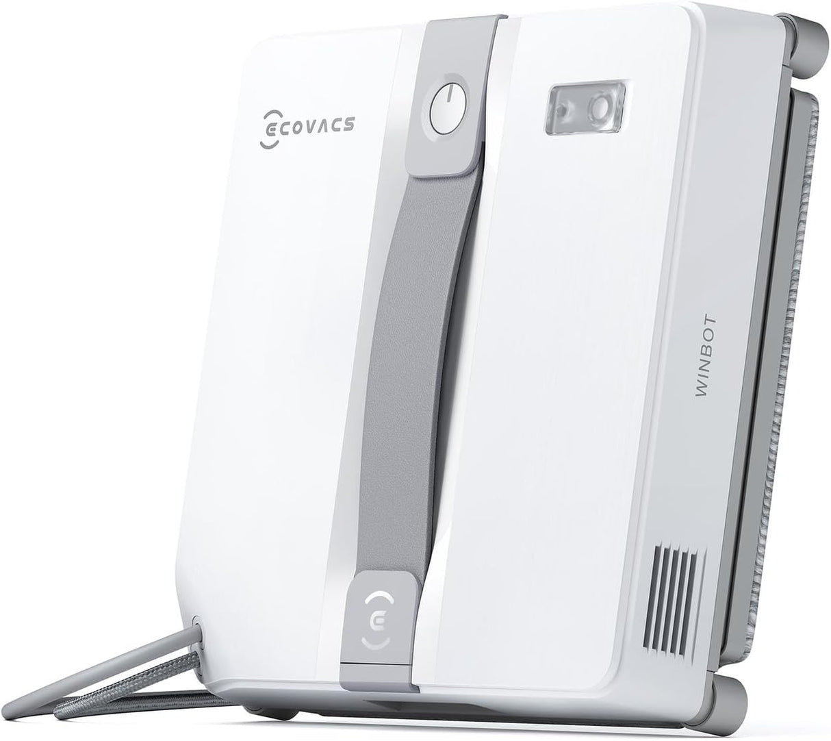 ECOVACS Winbot Mini Robot limpiacristales, diseño Compacto, boquillas Dobles con pulverizador ultrasónico, Sistema de protección de 9 etapas, planificación Inteligente de rutas