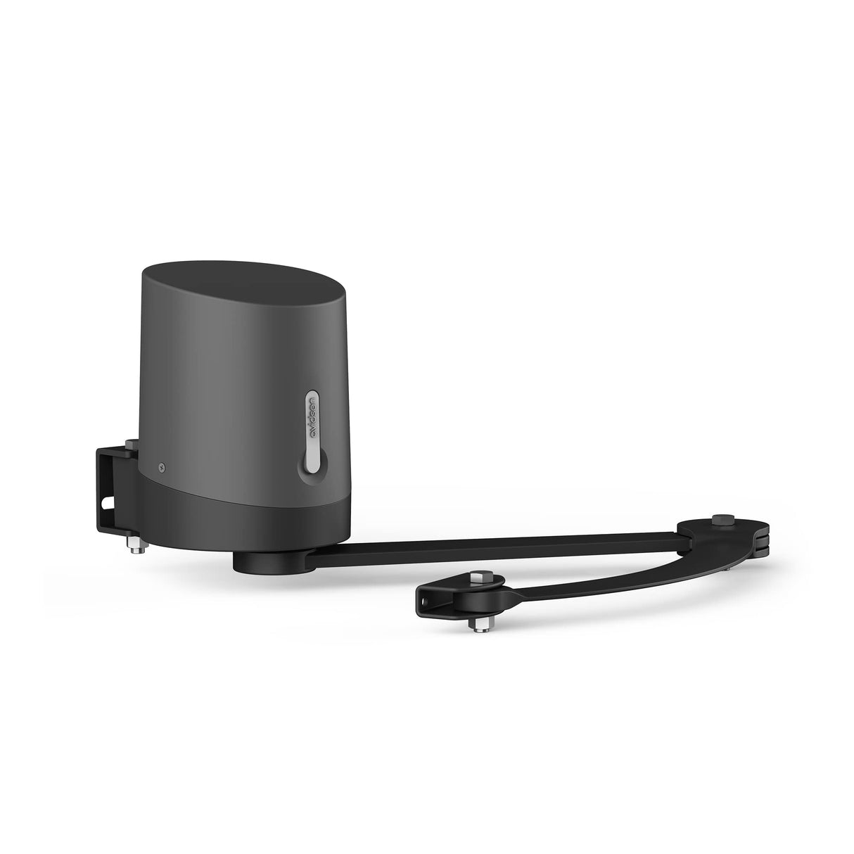 Avidsen 114202 Motorización conectada con Brazo articulado Orane Connect Puerta de hasta 2,5 m y 250 kg por batiente. con mandos a Distancia, luz Intermitente y un Juego de fotocélulas, Negro