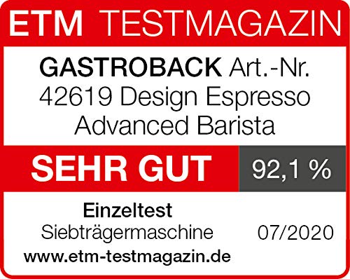GASTROBACK Diseño Espresso Advanced Barista