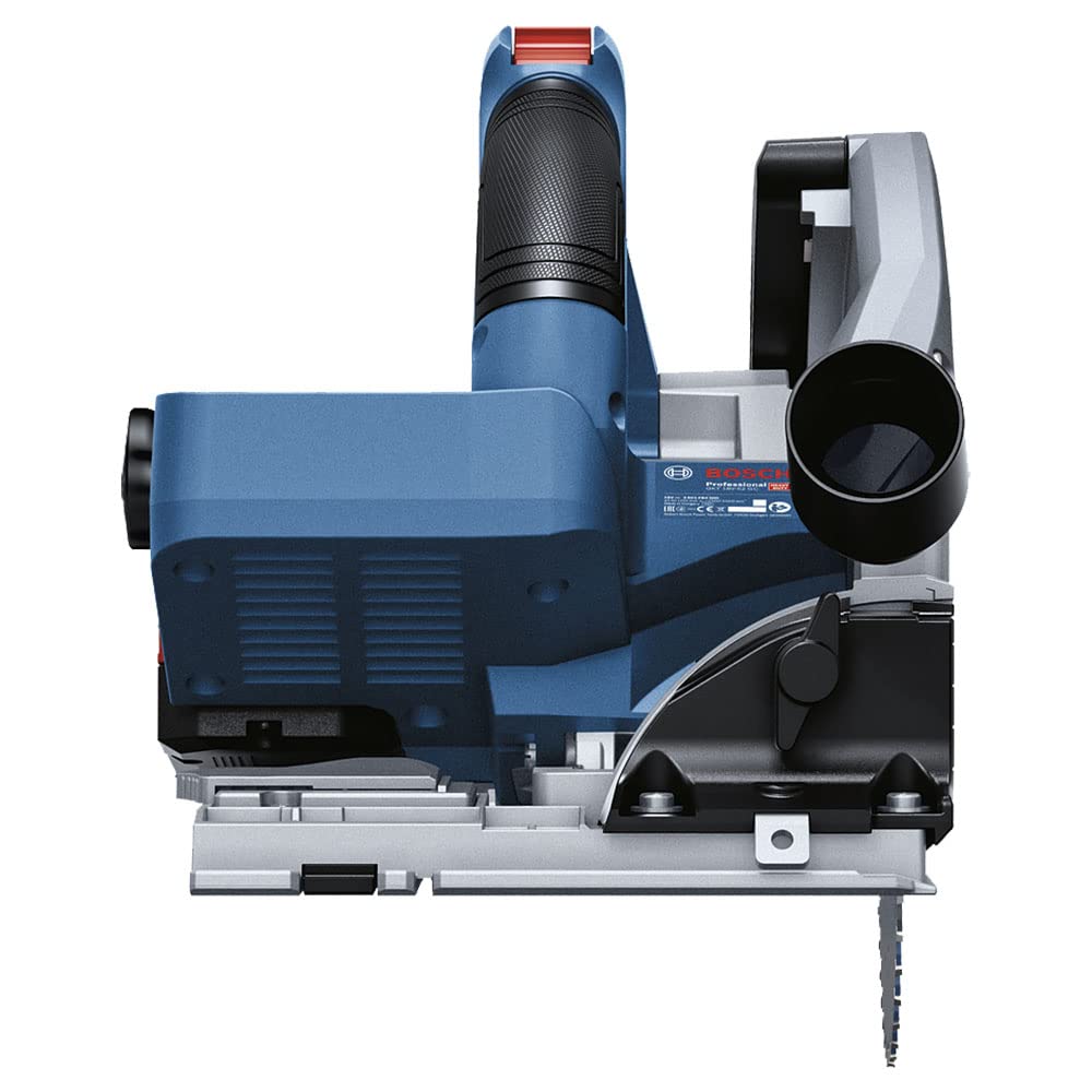 Bosch Professional BITURBO GKT 18V-52 GC - Sierra circular de inmersión a batería (Brushless, 18V, disco Ø 140 mm, Connectivity, sin batería, en L-BOXX)