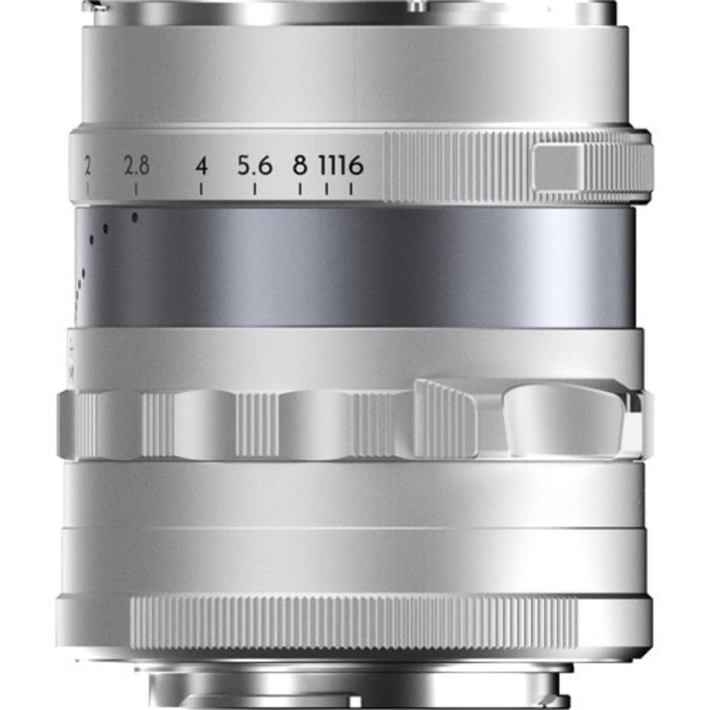 THYPOCH Lente de fotografía de Marco Completo Simera de 28 mm f1.4 para Fujifilm X Mount - Plata