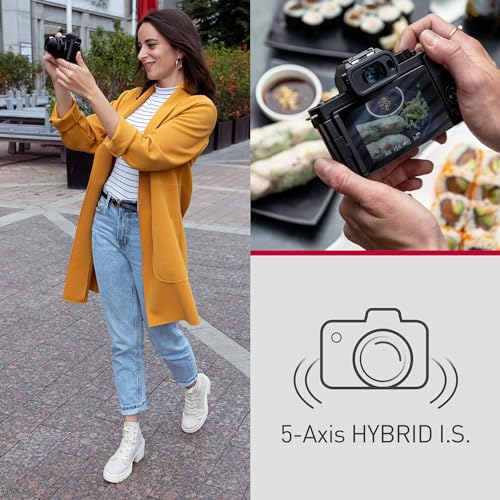 Panasonic Lumix DC-G100DVEGK Cámara Micro Cuatro Tercios sin Espejo con Lente Lumix G Vario 12-32mm F3.5-5.6 y Trípode DMW-SHGR2, 20.3MP, Vídeo 4K 30p/FHD 60, Cámara Vlogging, Carga con USB-C, Negro