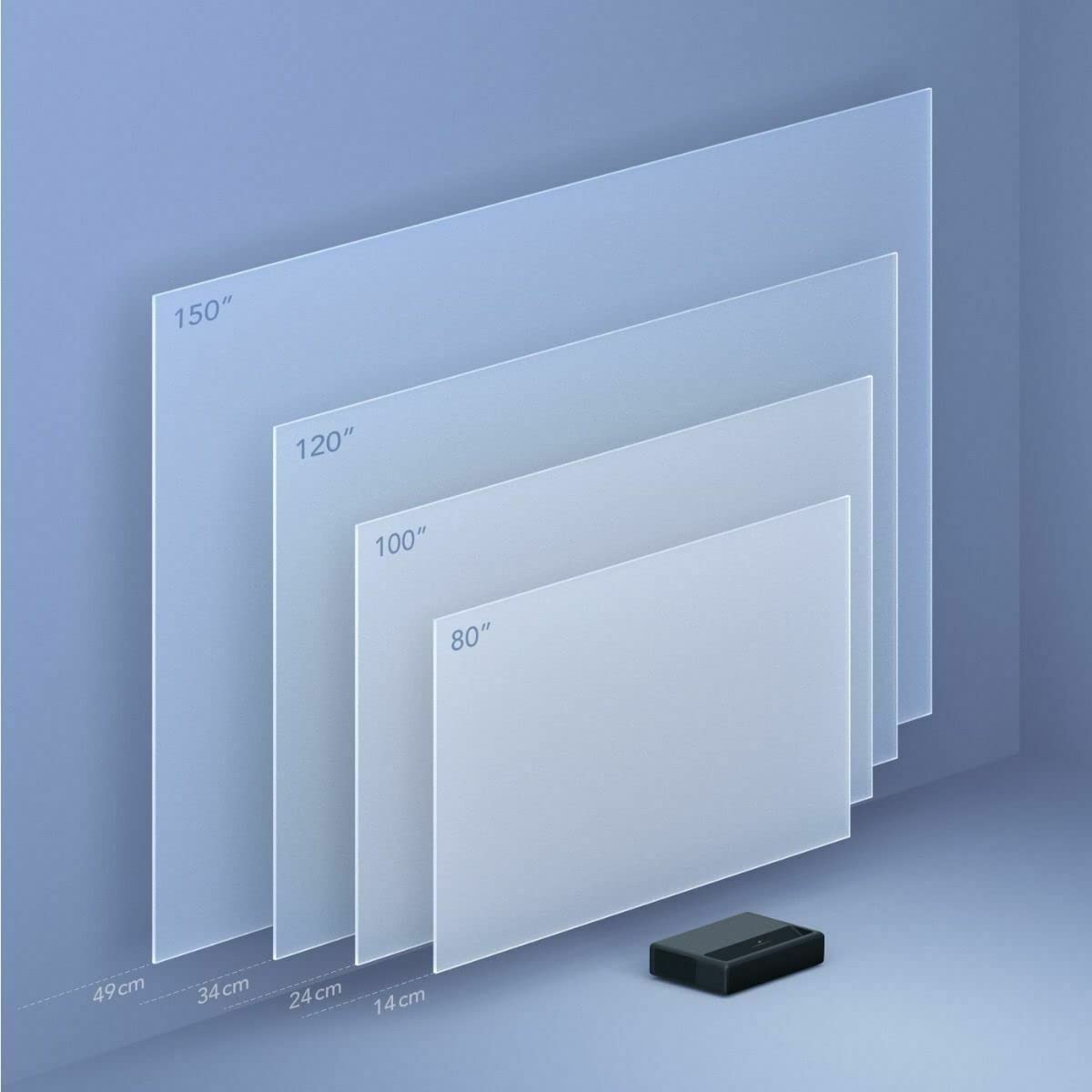 Xiaomi Mi 4K Laser Projector 150‘’, Wifi, 3.5mm audio, Negro