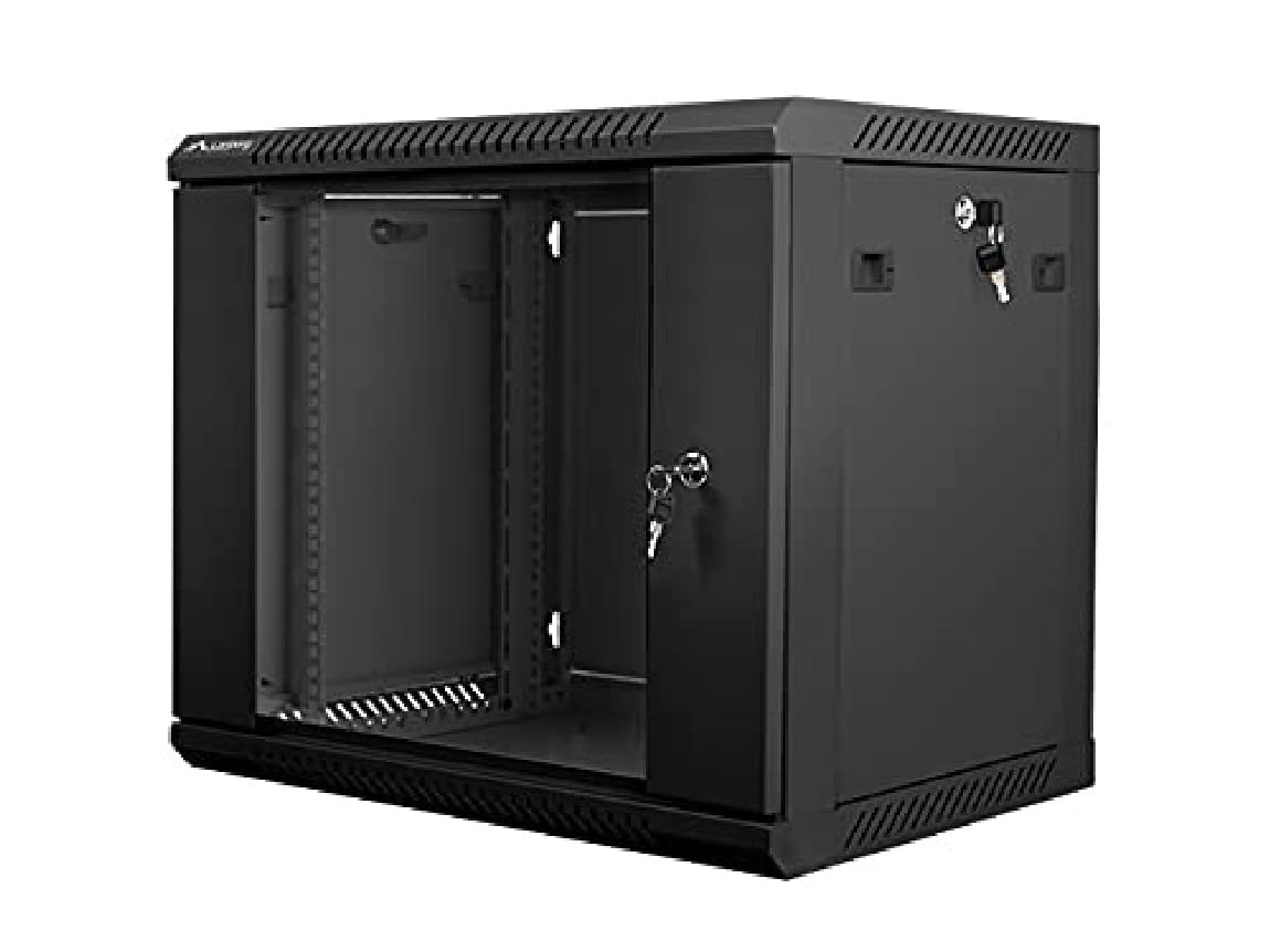LANBERG WF01-6409-10B étagère 9U Rack monté Sur le mur Noir