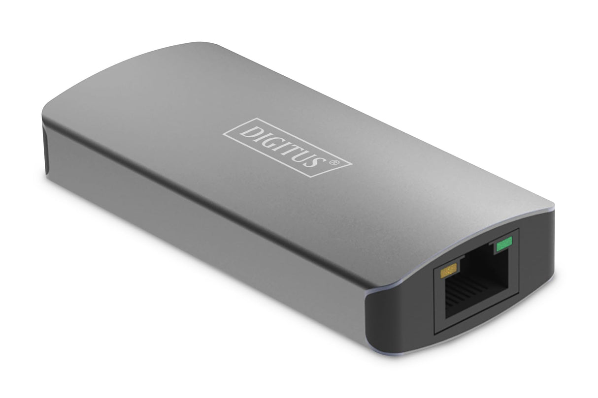 DIGITUS DS-55343 Extensor USB-C a HDMI – UHD 4K 120 Hz – 30 m a través de cable LAN – Set: emisor y receptor – HDMI 2.1, HDCP 2.3, USB 3.1 – HDR, Deep Color