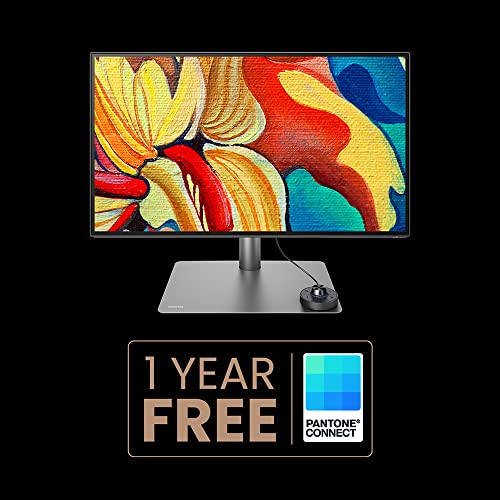 BenQ PD2725U Monitor de diseño (Tecnología AQCOLOR,27 pulgadas,4K UHD, IPS,P3 Wide Color,carga Thunderbolt /USB-C, DP/HDMI,KVM, HDR 400,altura ajustable) Compatible con MacBook