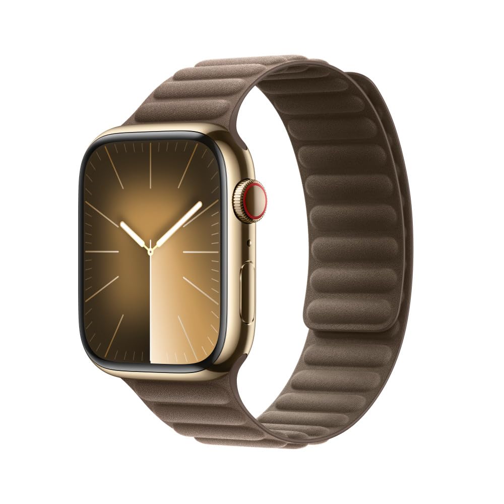 Apple Watch Band - Magnetic Link - 45 mm - Marrón topo - Talla S/M
