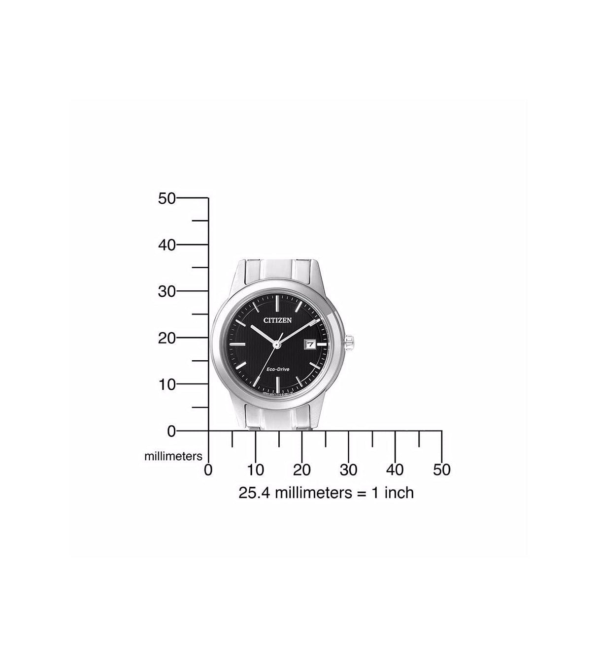 Citizen Reloj Analógico para Mujer de Cuarzo con Correa en Acero Inoxidable FE1081-59E