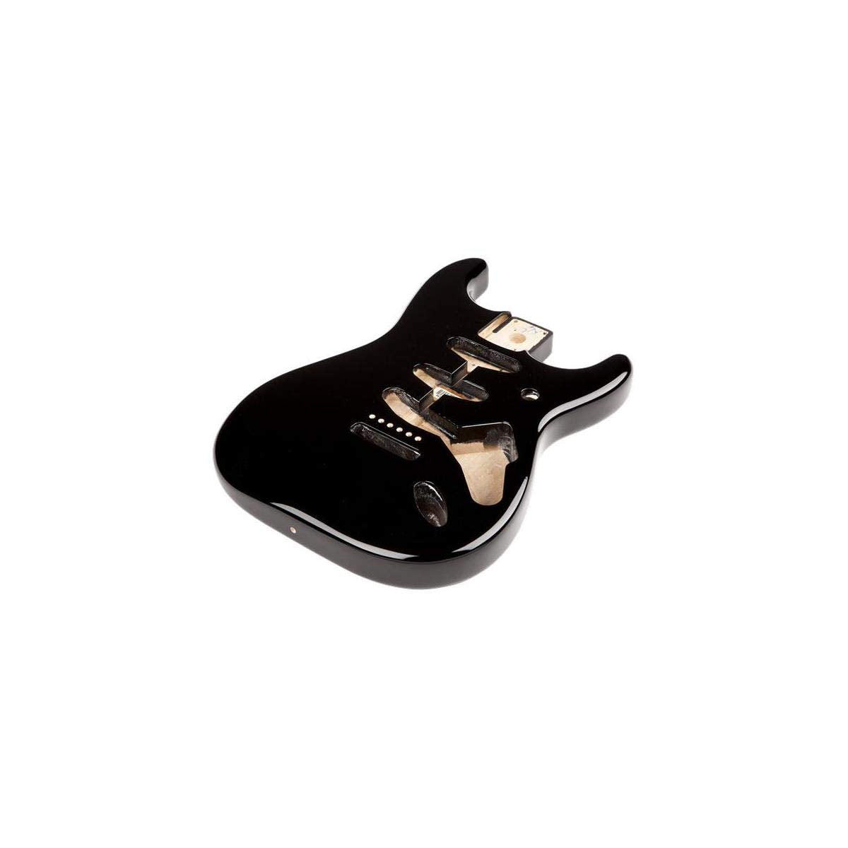 Fender Classic Series 60's Stratocaster SSS Alder Body Vintage Bridge Mount - Black