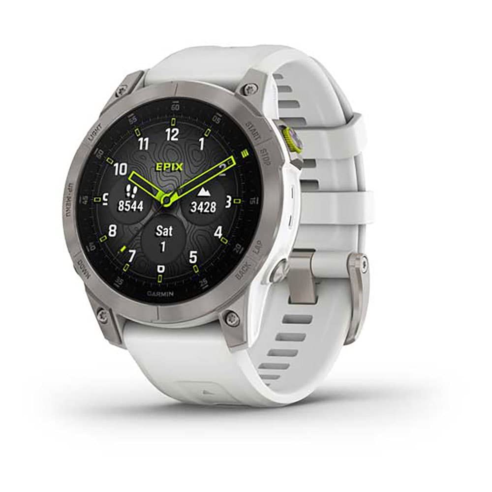 Garmin EPIX (Gen 2) Blanco Nieve, Titanio Titán