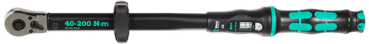 WERA-05075681001-Click-Torque C 3 Set 2 - Llave dinamométrica con vasos en caja textil