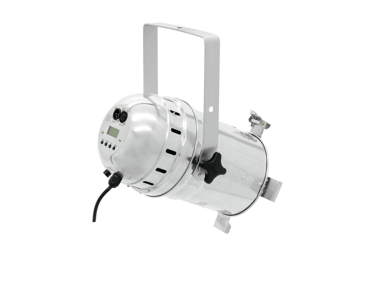 Cob Pestañas 059.872 Eurolite LED PAR-56 RGB 100 W Plata