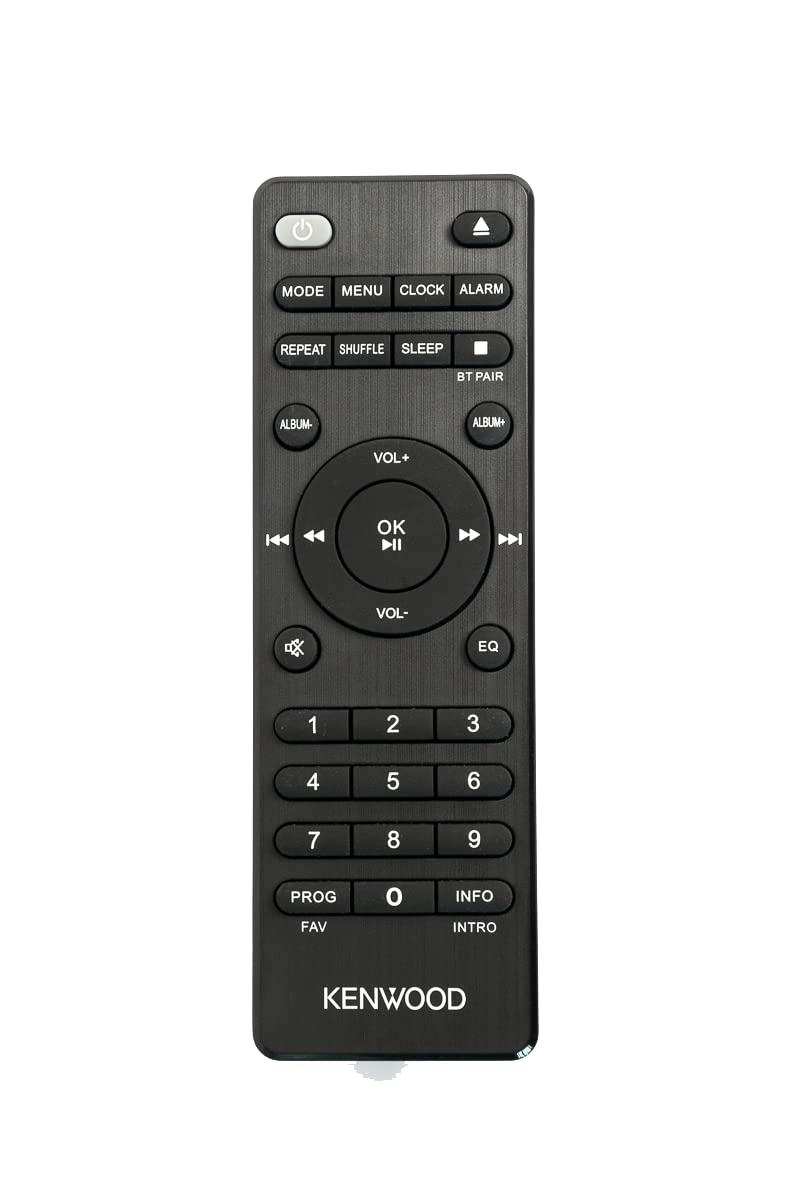 Microcadena HiFi Kenwood M-725DAB-B con CD, USB, Dab+ y Bluetooth Audio-Streaming. Color: Negro - Mini Equipo de Musica para casa