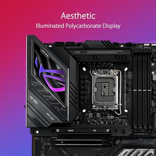 ASUS ROG Strix Z790-E Gaming WiFi II Intel Z790 Placa Base (LGA 1700 ATX, 18+1 etapas de Potencia, DDR5, 5 Ranuras M.2 con disipadores, PCIe 5.0, WiFi 7, USB 20Gbps y Aura Sync RGB)