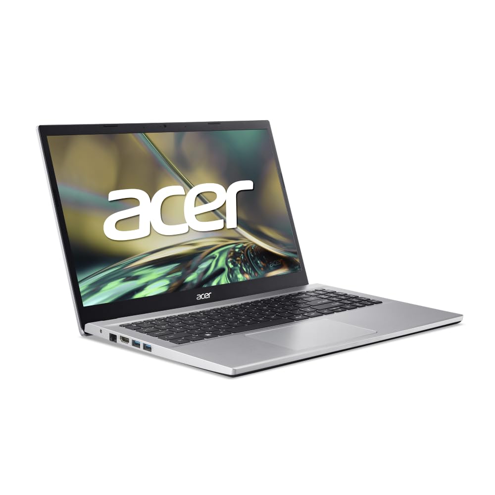 Acer Aspire 3 A315-59, Ordenador Portátil 15.6" HD Ready (Intel Core i5 1235U, 16 GB DDR4 RAM, 1024 GB PCI Express SSD, Intel Iris Xe Graphics, Windows 11 Home) Plata, Teclado QWERTY Español