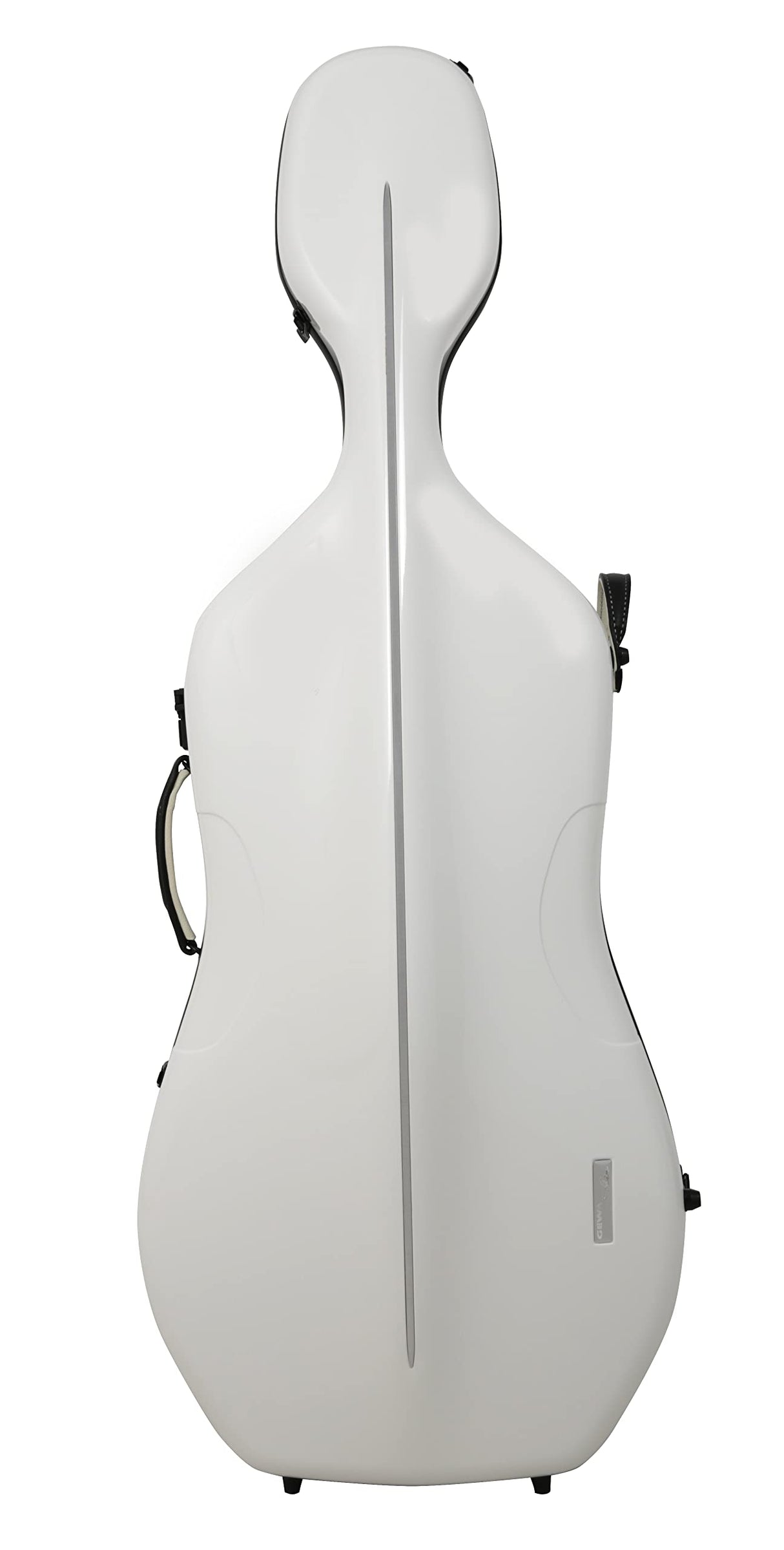 Gewa Estuche Cello Air 3.9 Blanco/Azul Made in Germany, Extremadamente resistente a la rotura, EL mejor ratio de aisamiento