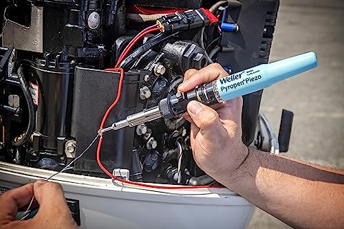 Weller Professional T0051605899 Soldador de Gas Piezoeléctrico Pyropen Temperatura, 0-650 °C