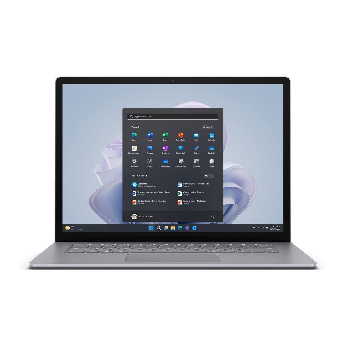 Microsoft Notebook Surface Laptop 5 QWERTY Español Plateado 256 GB SSD 8 GB RAM i7-1265U 15"