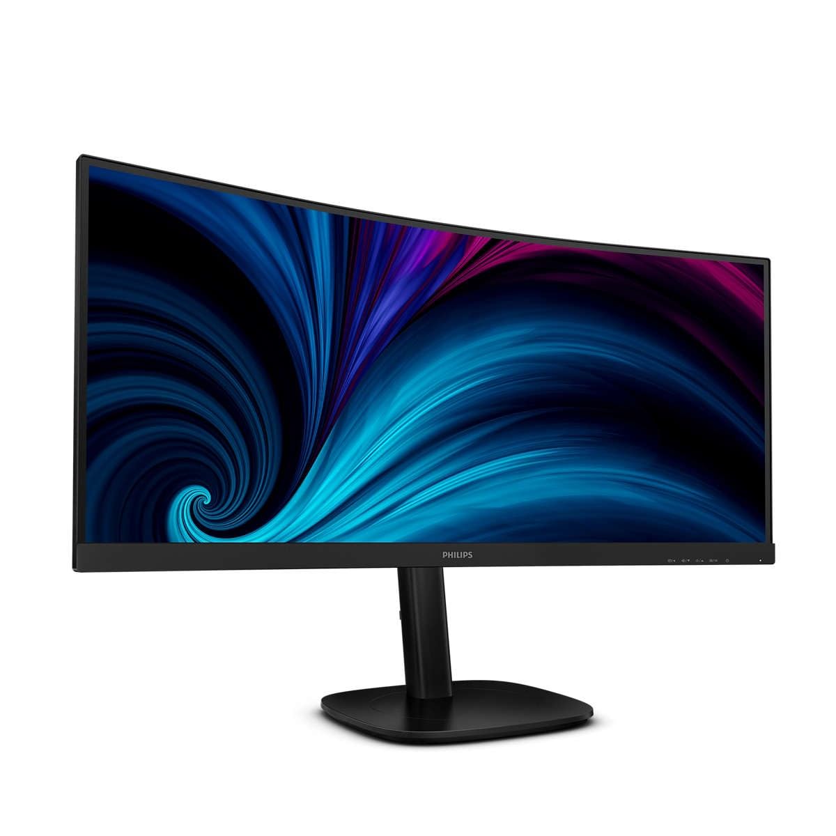 Philips 34B2U3600C Monitor 34" WQHD Curvo, WLED, 120 Hz, VA, Adaptive Sync., TUV EyeSafe, Altavoces, Altura Ajustable (3440x1440, 1x HDMI 2.0, 1x DP 1.2, 1x USB-C) Negro