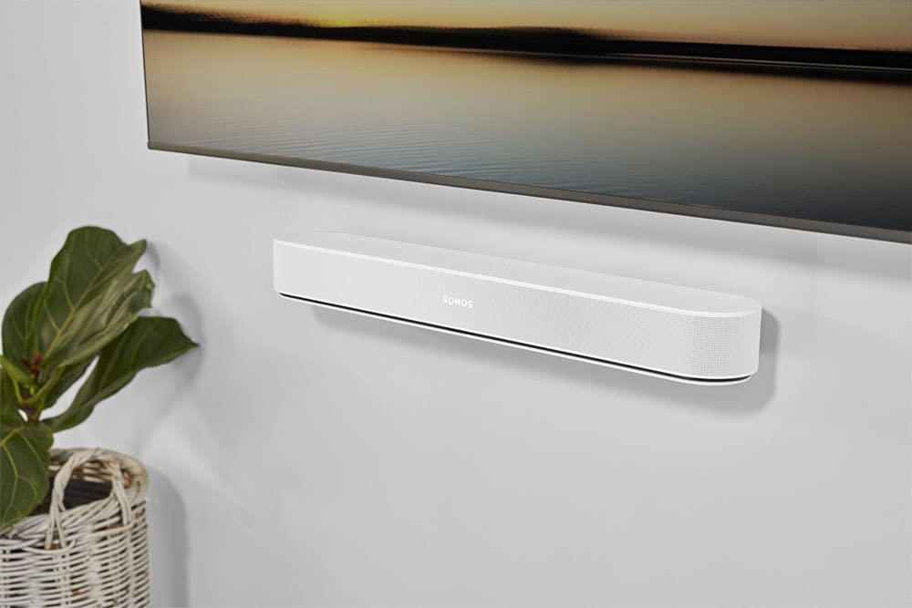Sonos Barra de Sonido Beam (2.ª Gen.) compacta con Dolby Atmos y Control por Voz - Blanco