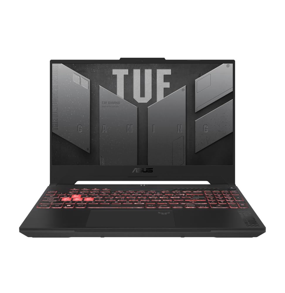 ASUS TUF Gaming A15 FA507XI-LP024 - Ordenador Portátil Gaming de 15.6" Full HD 144Hz (AMD Ryzen 9 7940HS, 32GB RAM, 512GB SSD, RTX 4070 8GB, Sin Sistema Operativo) Gris Meca - Teclado QWERTY español