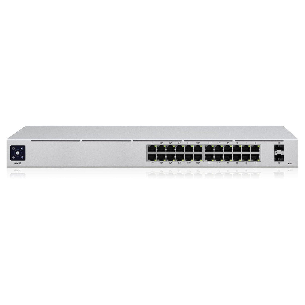 Ubiquiti - USW-24-POE - Conmutador UniFi USW-24-POE - Conmutador - Géré - 24 x 10/100/1000 (16 PoE+) + 2 Gigabit SFP -