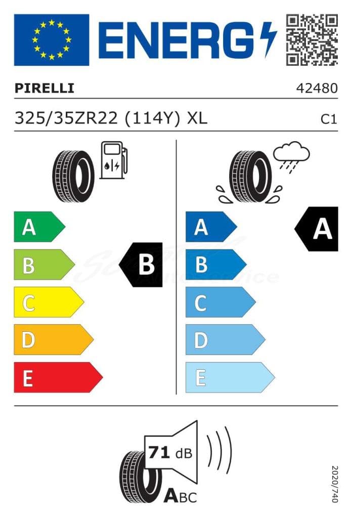 325/35ZR22 PIRELLI TL Scorpion Zero As A8B Ncs Xl 114Y