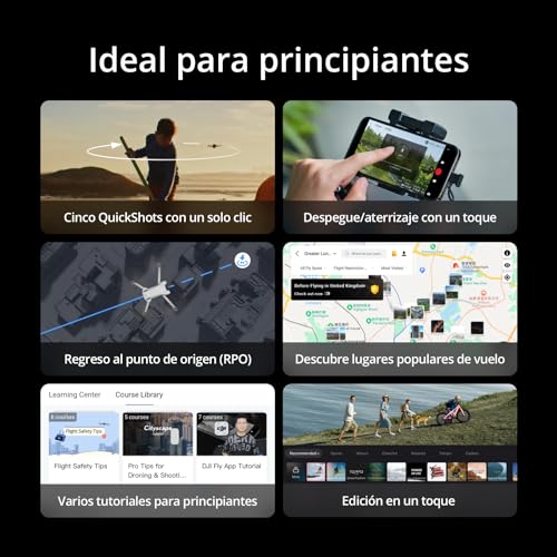 DJI Mini 3 (DJI RC) – Dron Mini con Mando a distancia y cámara, ligero y plegable con vídeo 4K HDR, 38 min de tiempo de vuelo, Grabación vertical y funciones inteligentes, C0