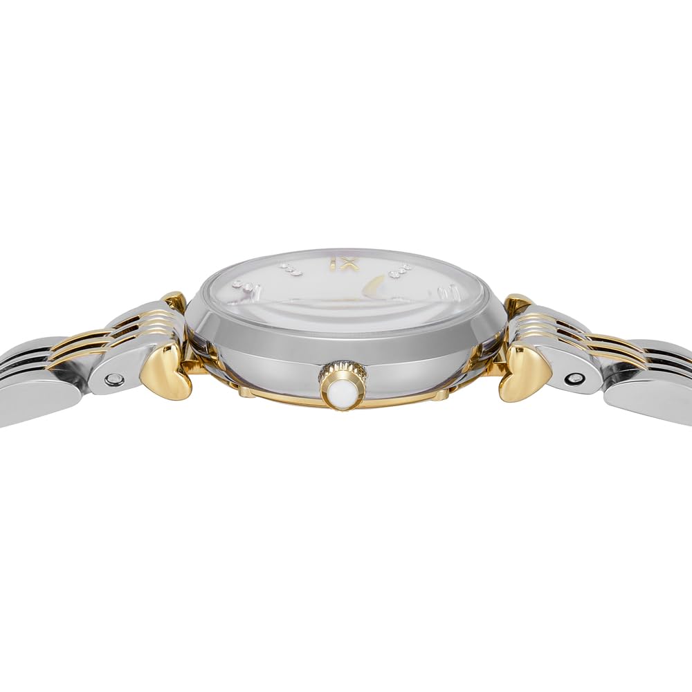 Emporio Armani Reloj Analógico para Mujeres de Cuarzo con Correa en Acero Inoxidable AR80078SET