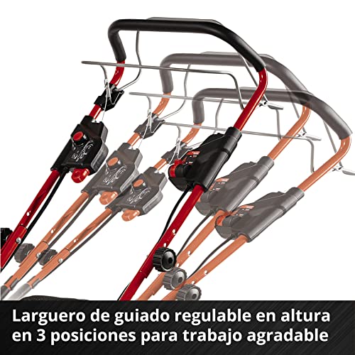 Einhell Cortacésped a batería GE-CM 36/47 S HW Li Kit Power X-Change (36 V, 47 cm ancho de corte, 700 m², autopropulsado, Brushless, función de mulching, con 4x 4,0 Ah baterías, 2x Twincharger)