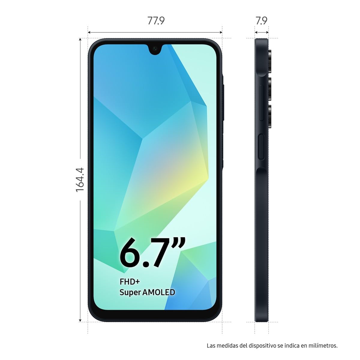 Samsung Galaxy A16 4G LTE, Teléfono Móvil Android, Pantalla 6,7" Super AMOLED, Múltiples Cámaras, Almacenamiento 256GB, Negro (Versión Española), Garantía del Fabricante 3 Años + 1 Año Extra