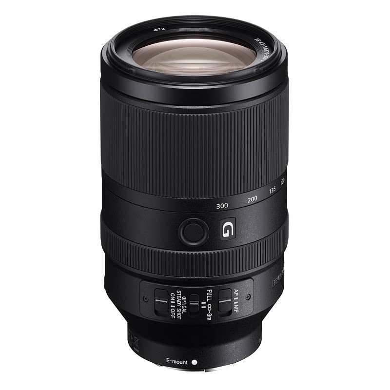 Sony SEL70300G.SYX - Objetivo Zoom telescópico (70-300mm, F4.5-5.6 G, OSS), Negro