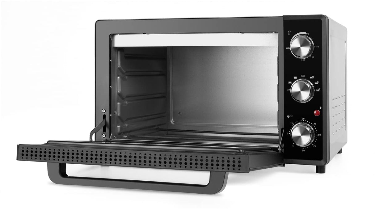 Orbegozo HOT 606 - Horno con convección, 6 posiciones de funcionamiento, 60 litros, luz interior, temporizador, termostato regulable, 2000 W