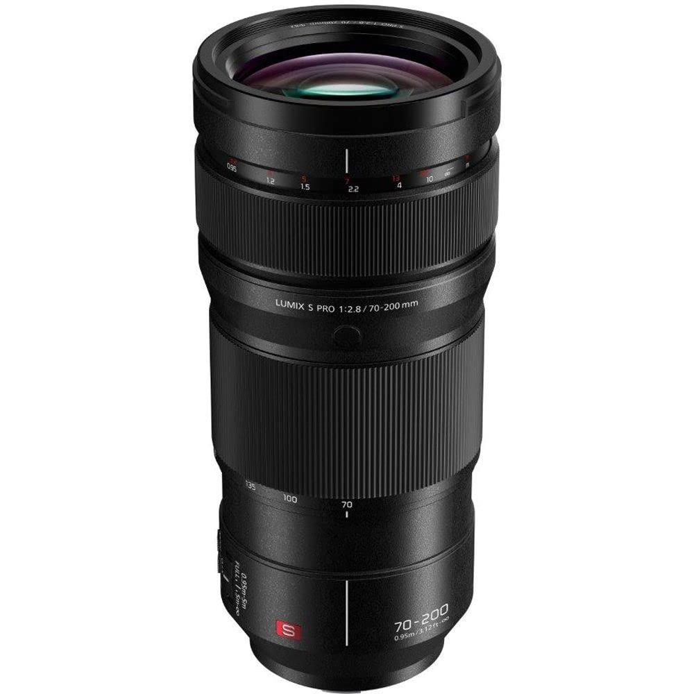 Panasonic S-E70200E LUMIX S Pro - Objetivo (70-200 mm, F2.8, Resistente al Polvo, Salpicaduras y frío), Color Negro