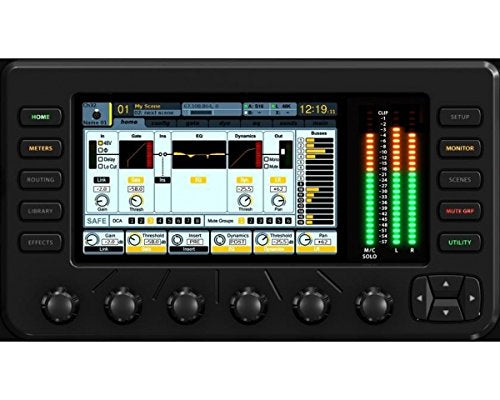 Behringer X32 RACK Mezclador digital en rack de 40 entradas y 25 buses con 16 preamplificadores Midas programables, interfaz de audio USB y control remoto para iPad/iPhone*